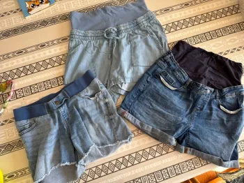 Lot de 3 shorts de grossesse
