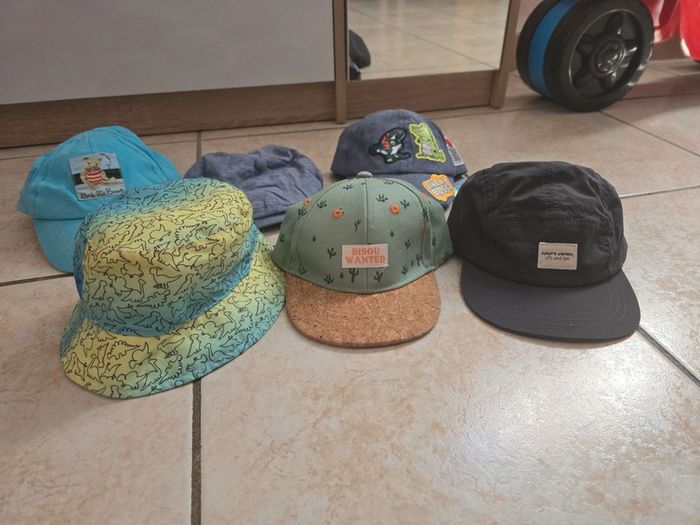 Lot 6 casquette Bob Béret 6 à 12 mois - photo numéro 4