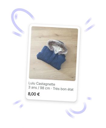 🩷 Manteau avec capuche 3 ans Lulu Castagnette #emyfleury_3ansfille