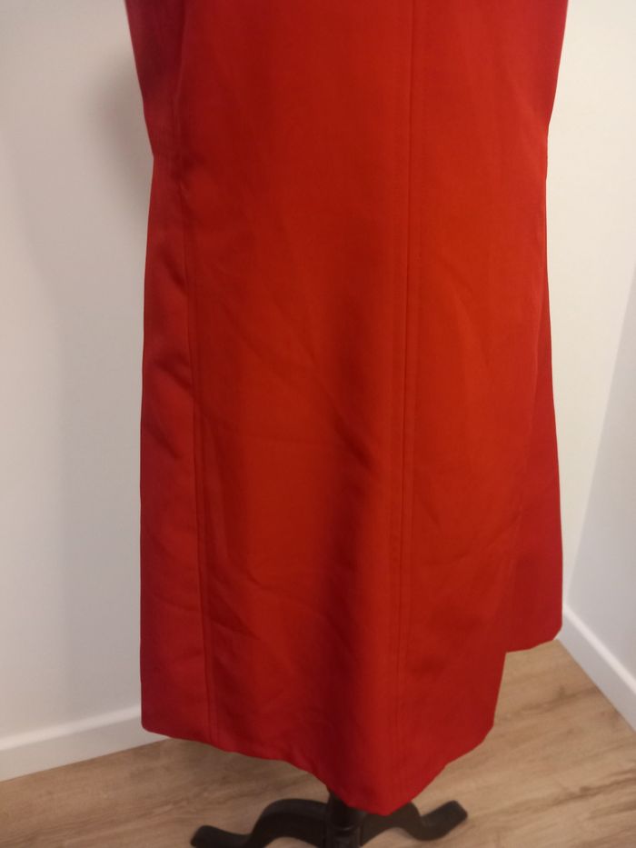 Belle robe Mango Basics rouge Vif taille S - photo numéro 3
