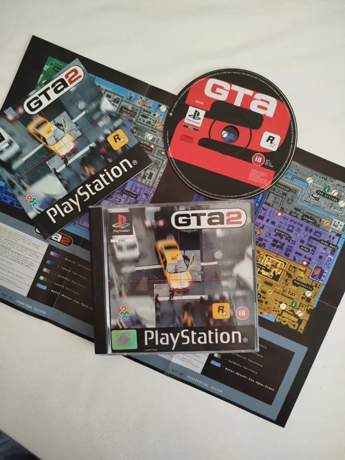 Grand theft auto 2 gta2 GTA 2 pour PlayStation ps1 psone psx complet