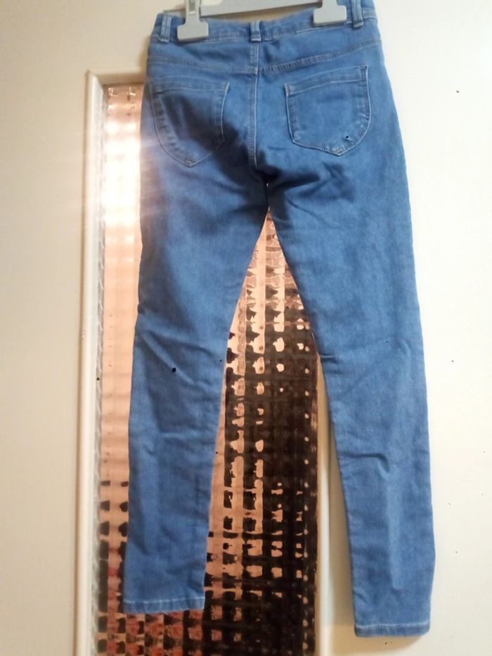 Jean bleu ciel skinny - photo numéro 3