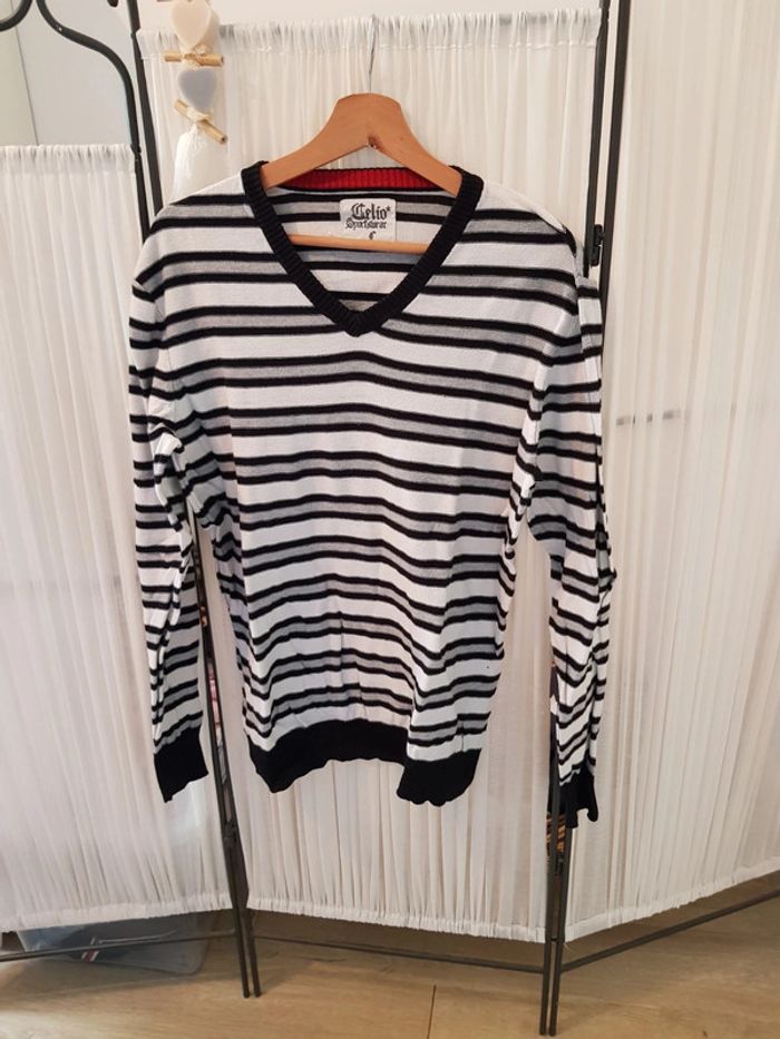 Pull à rayures