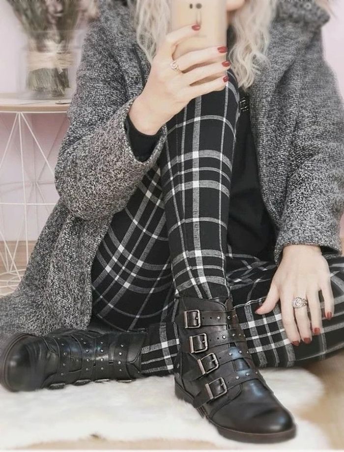 Bottines boots à brides rivets Musse & cloud 40 tout cuir - photo numéro 2