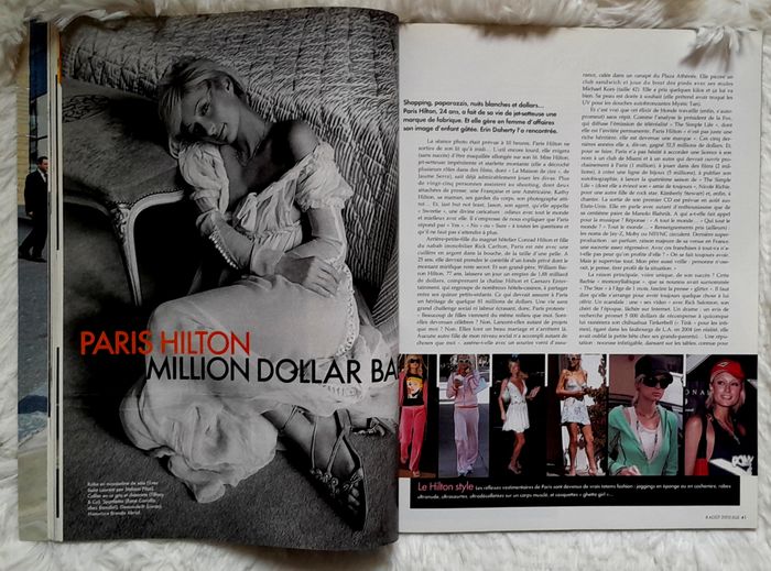 Magazine Elle n°3110 aout 2005 spécial femme rondes et Tatjana Patitz - photo numéro 7