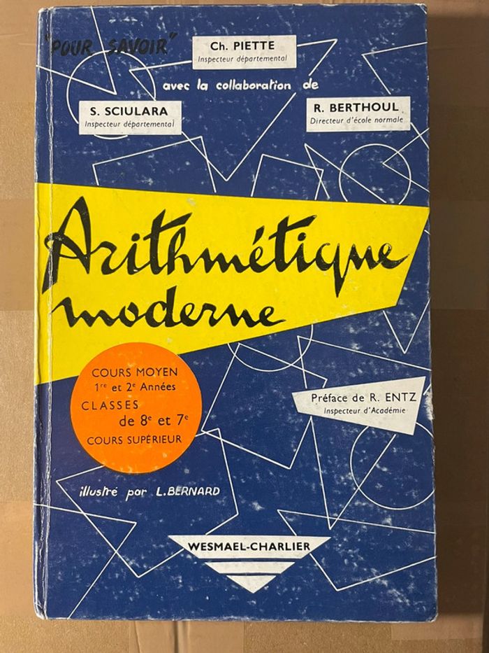 Arithmétique moderne