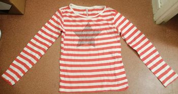 T shirt manches longues motif étoile