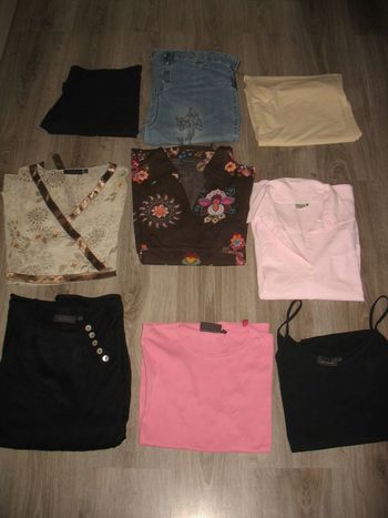 LOT DE 9 VÊTEMENTS DE GROSSESSE "KIABI" - TAILLE 42 / 44 - n°05
