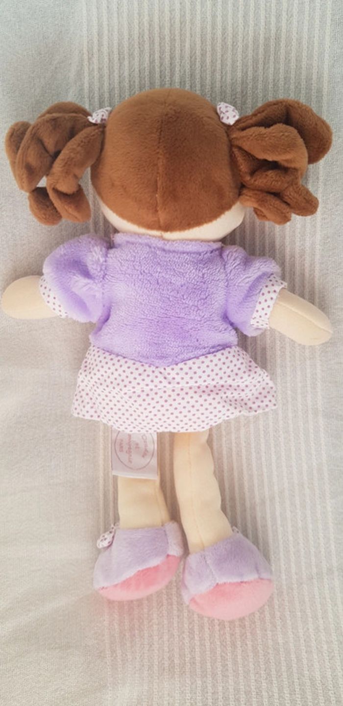 Poupée violette Doudou et compagnie - photo numéro 3