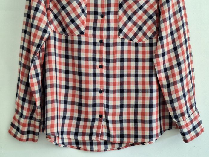 Chemise à carreaux légèrement masculine - photo numéro 4