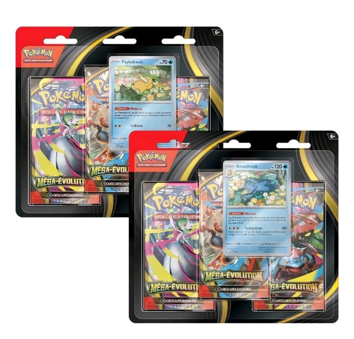 X1 Tripack ME01 Pokemon Mega Évolution | Français ✨️