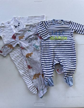 Lot de 3 pyjamas fin été orchestra Gemo Kiabi taille 9 mois  Très bon état