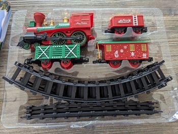 Set train électrique + rails neufs 