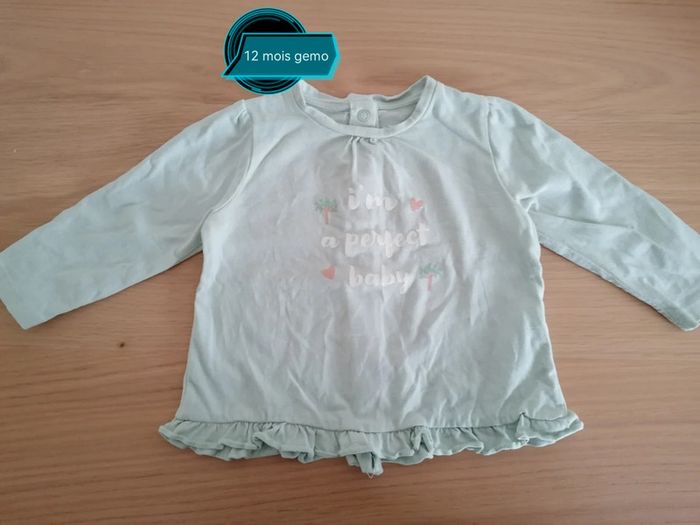 T shirt longue manche 12 mois