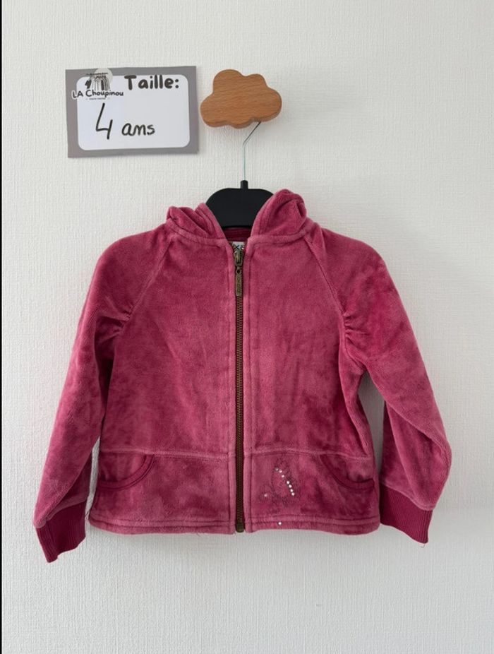 Gilet à capuche - taille 4 ans 🌸