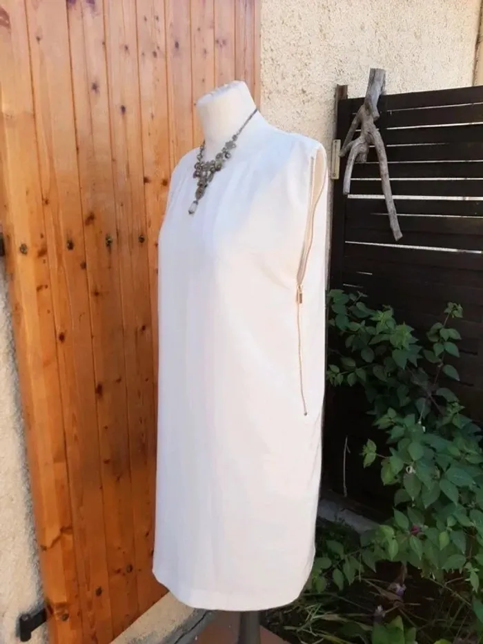 Robe blanc cassé "Grain de Malice" Taille 40 - photo numéro 6