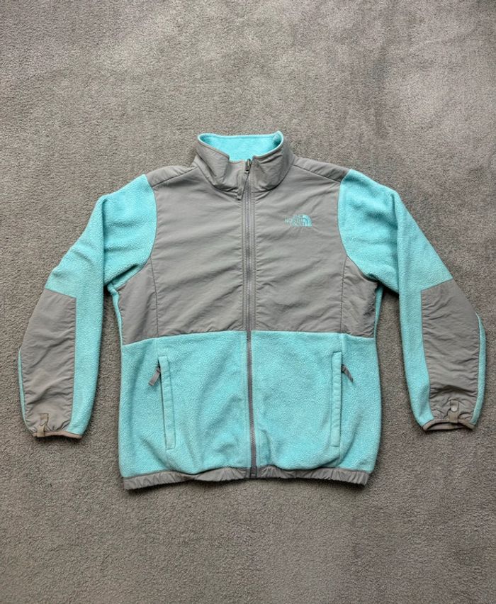 Veste polaire The north face bleu et gris taille XL ( fille )