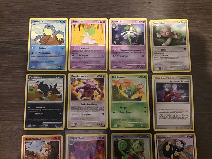 Lot 19 cartes Pokémon anciennes diamant perle platine vintage bulbizarre magireve rare - photo numéro 3