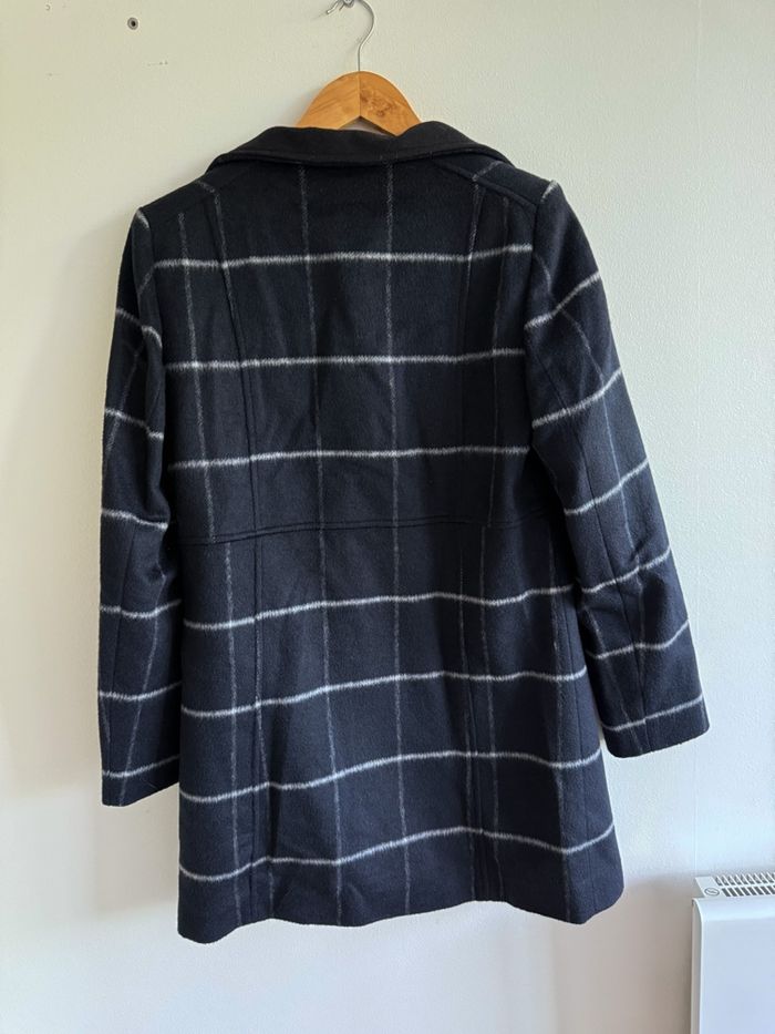 Manteau long épais bleu marine Etam taille 36 S - photo numéro 5