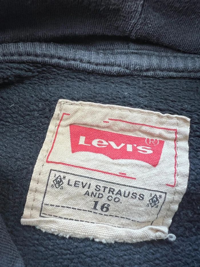 Sweat à capuche Levi’s Noir Taille XS (16 Enfant) - photo numéro 7