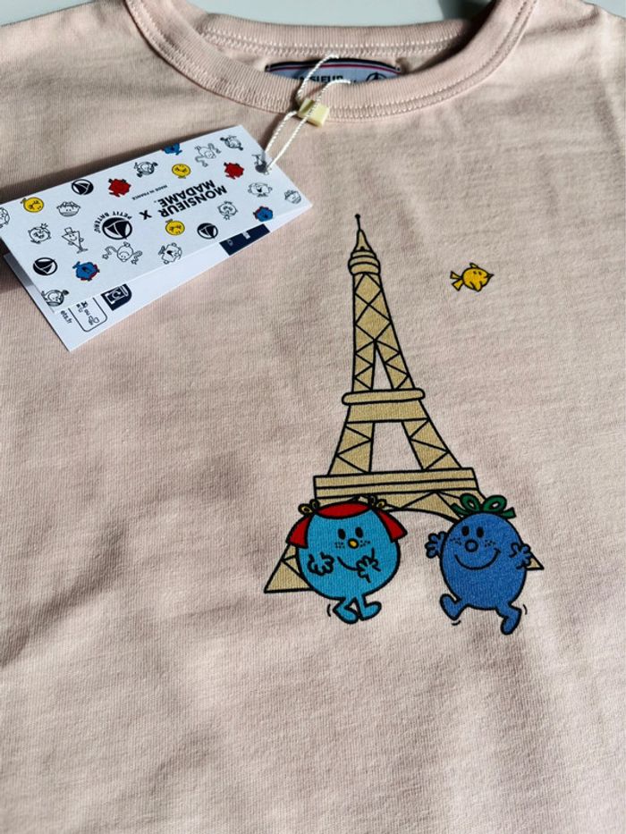 T-shirt Madame Monsieur Petit Bateau 4 ans - photo numéro 2
