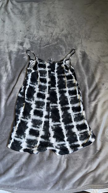 Undiz femme combishorts noir blanc XS 34