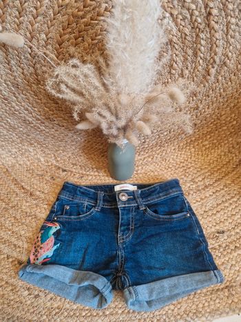 Jolie short en jean avec perroquet femme catimini 6 ans