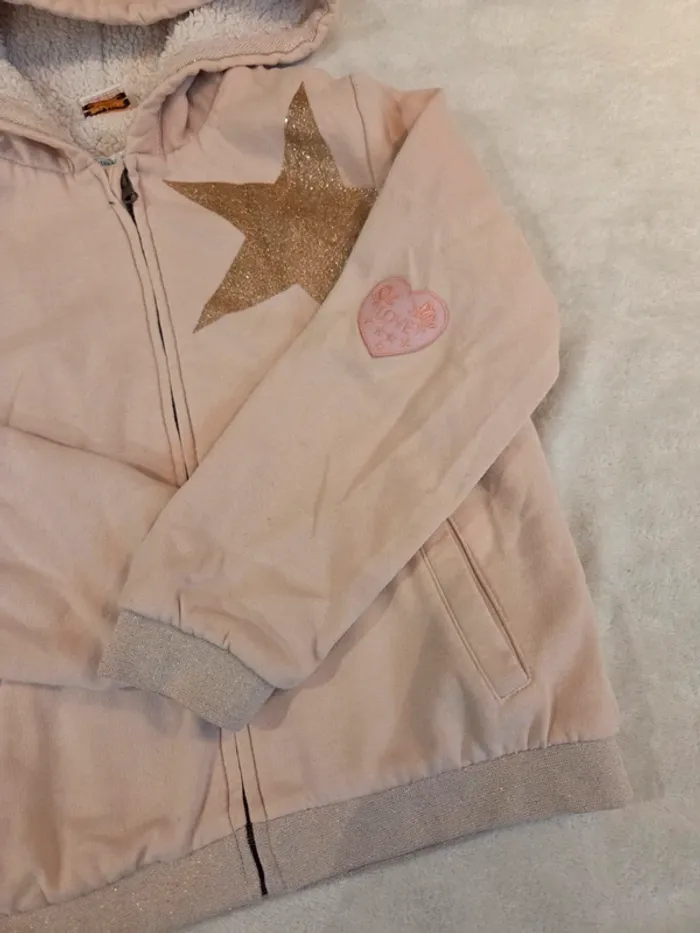 Veste gilet fourré rose - photo numéro 8