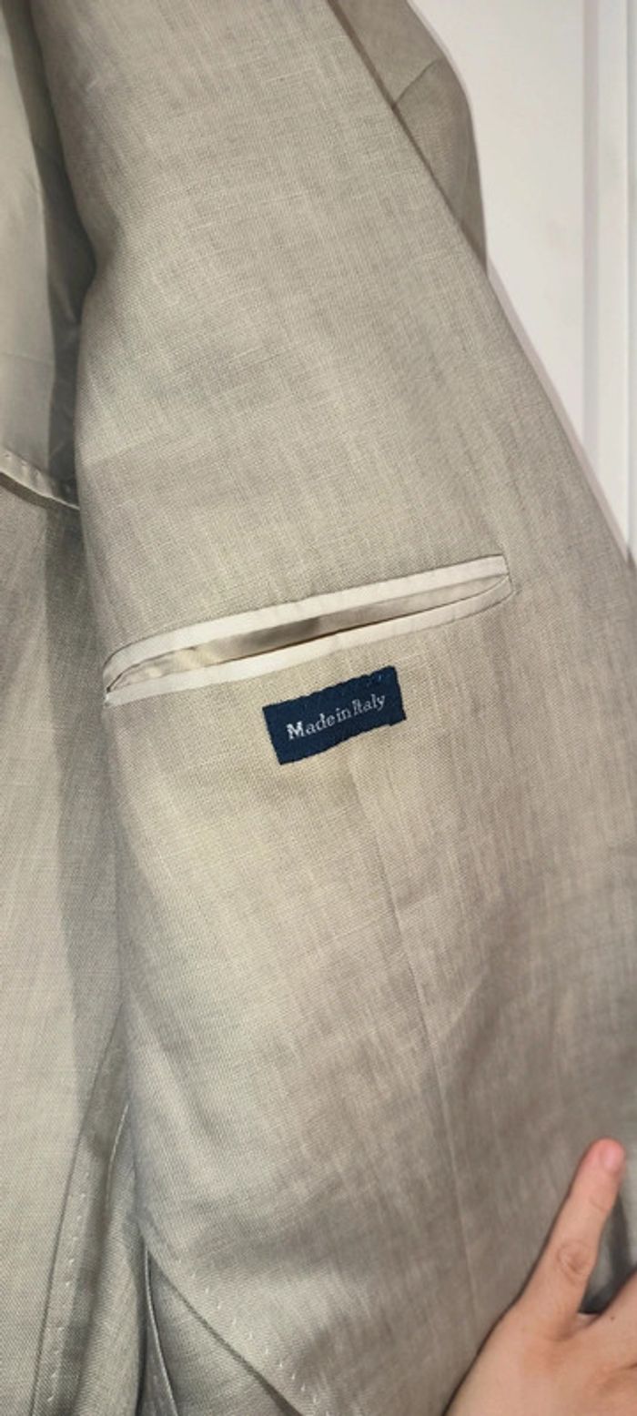 Blazer homme 100% lin polo Ralph Lauren  beige /sable - photo numéro 16