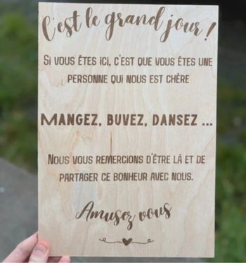 Affiche mariage