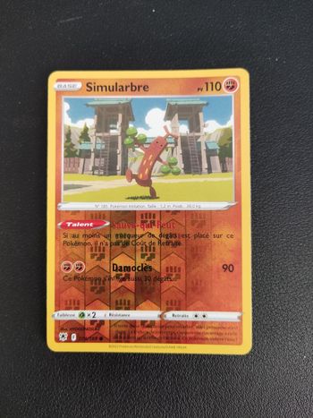Carte Pokémon Reverse  Simularbre