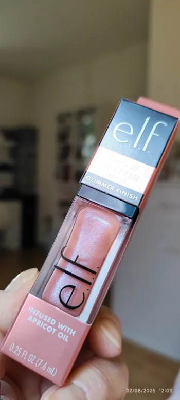 Elf Cosmetics Glow Reviver Lip Oil Glimmer Finish Teinte Candy Coded