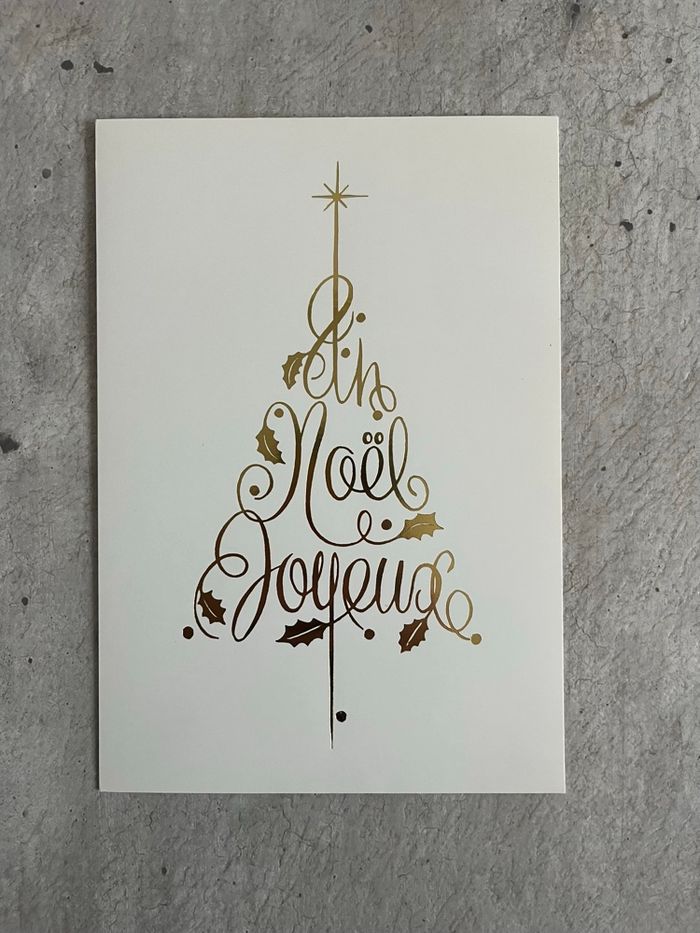 Carte un Noël joyeux