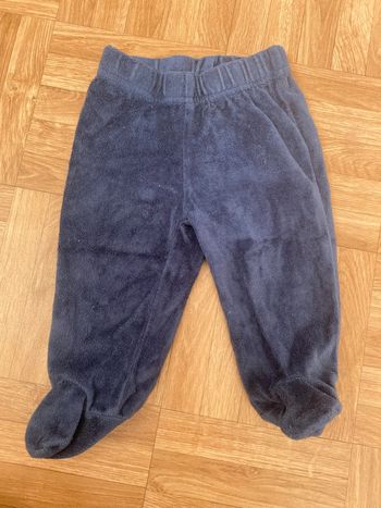 Pantalon de pyjama bleu taille 6 mois In Extenso