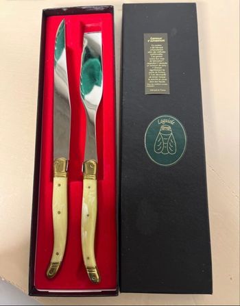 Set de découpe de foie gras Laguiole Neuf