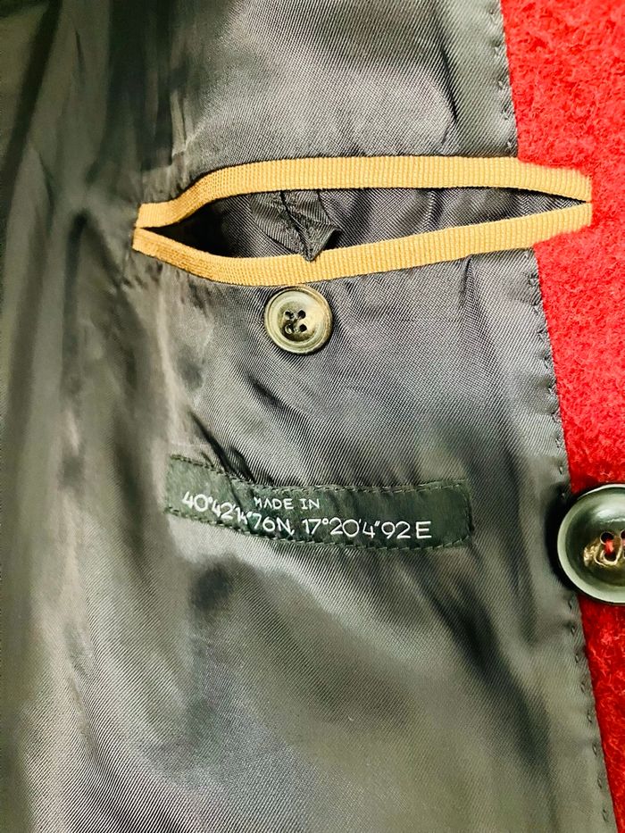 Veste en laine homme