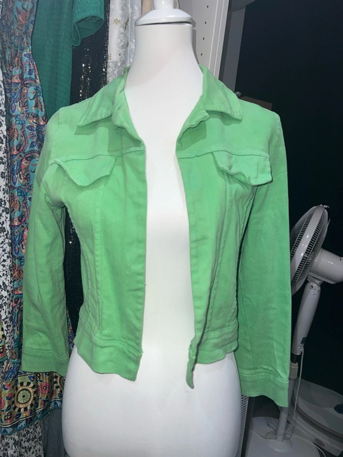 Veste en jean courte