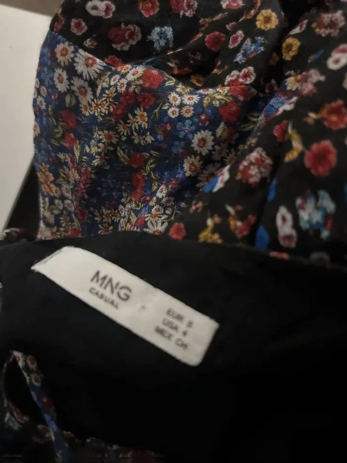 Sublime robe chic fleuri manches longues - taille S - neuve - photo numéro 4