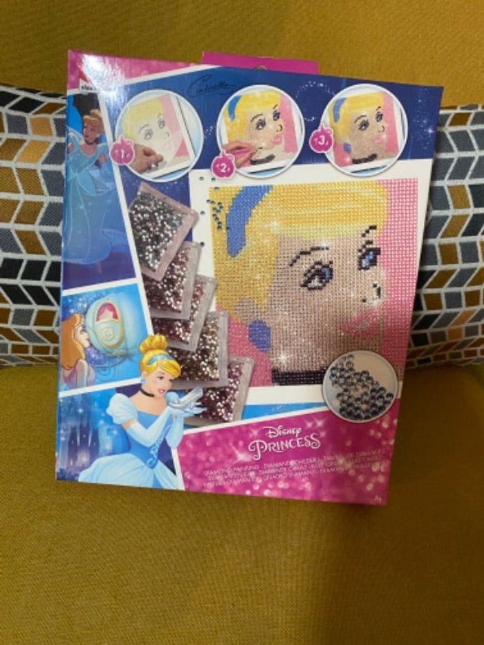 Diamond Painting Lot de 2 boîtes princesse Disney