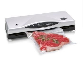 Neuf - Machine sous vide alimentaire, Magic Vac Futura, 800mbar, argent/noir