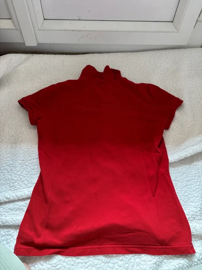 Polo Lacoste rouge taille 40 - photo numéro 4
