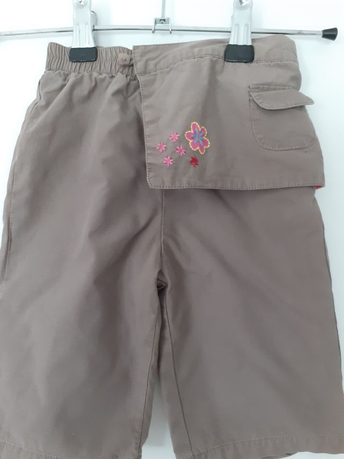 Pantalon fille 6 mois kaki Vertbaudet - photo numéro 2