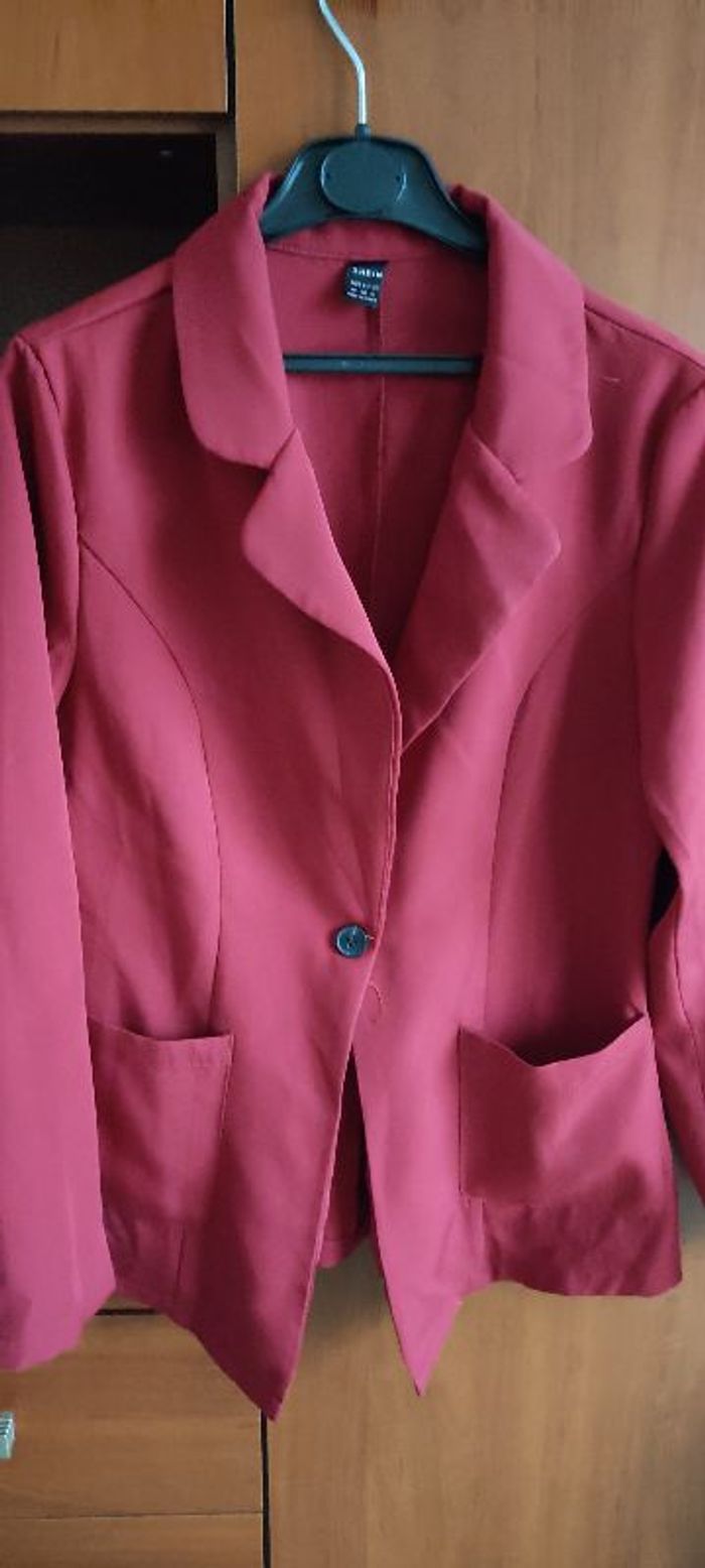 Veste femme rouge foncé bordeaux
