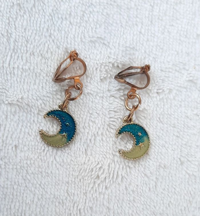 Lot de 4 Boucle d'oreilles à pince - photo numéro 4