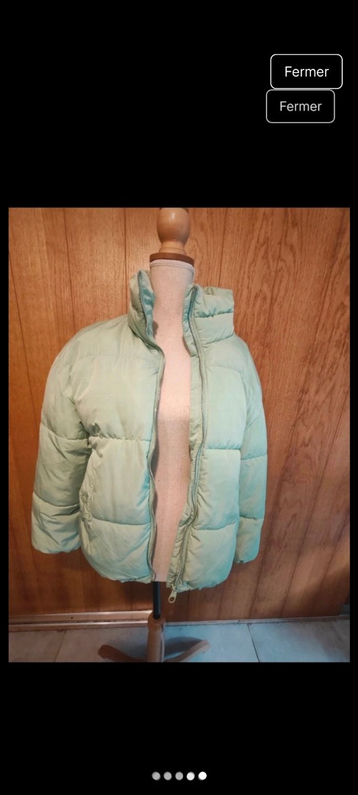 Doudoune femme taille 36 S pull&bear - photo numéro 3
