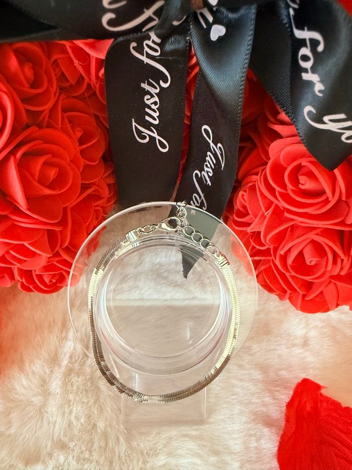 💎 Bracelet argenté serpent – Élégance et finesse 💎