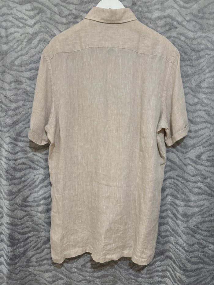 Roy robson - Chemise en lin, manches courtes, Beige, taille L - photo numéro 7