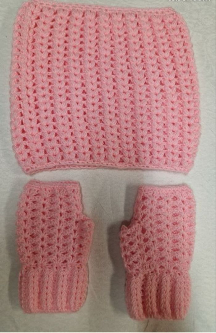 Tour de cou et mitaines