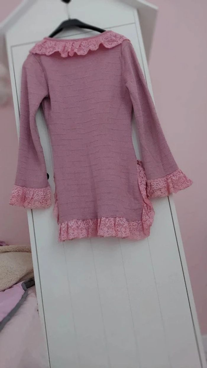 Superbe pull tunique vintage Carolina taille 2 - photo numéro 11