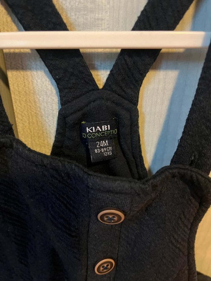 Salopette chaude bleu marine - photo numéro 3